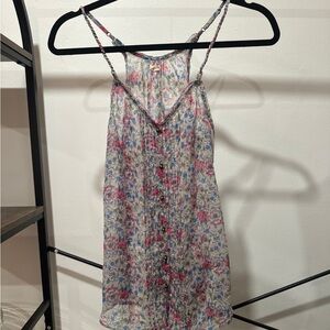 Floral Spaghetti Strap Top